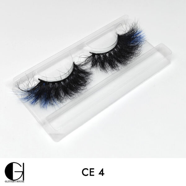 colored mink hair eyelashes CE4