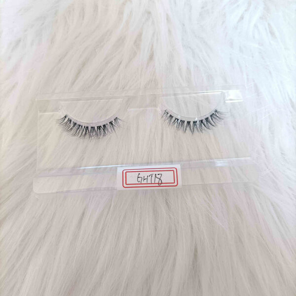 GHT18, Clear Band Mink Hair Eyelash, Natural Eyelash