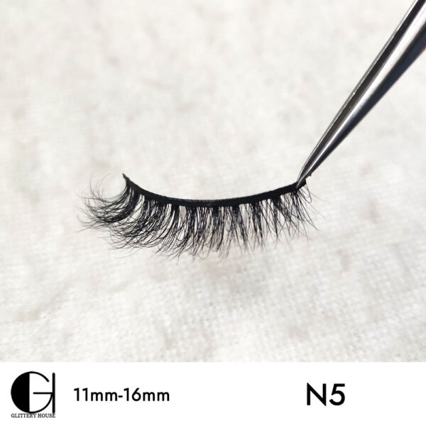 11mm-16mm Mink Hair Eyelashes N05 - Image 3