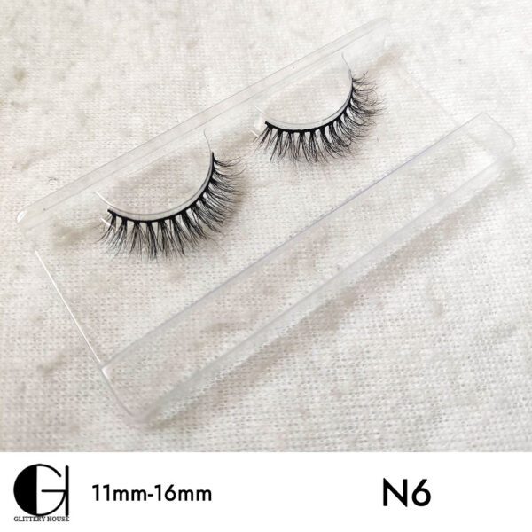 11mm-16mm Mink Hair Eyelashes N06 - Image 2