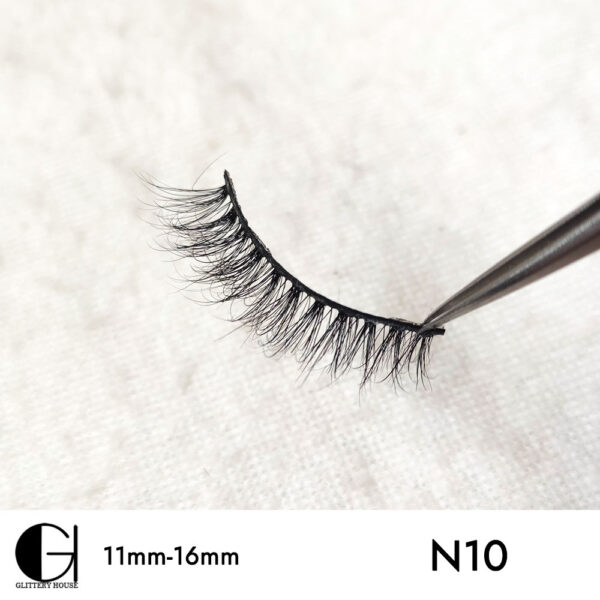 11mm-16mm Mink Hair Eyelashes N10 - Image 3