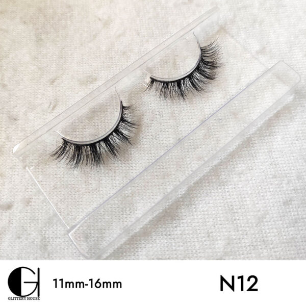 11mm-16mm Mink Hair Eyelashes N12 - Image 2