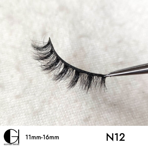 11mm-16mm Mink Hair Eyelashes N12 - Image 3