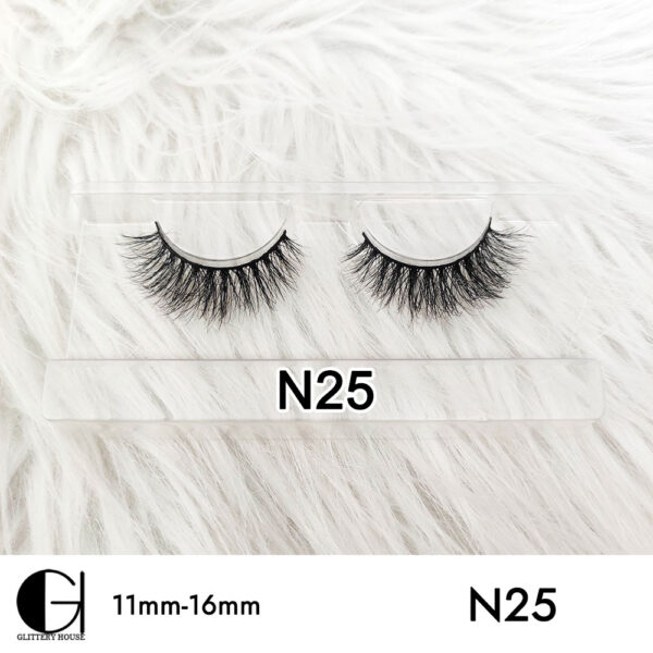 11mm-16mm Mink Hair Eyelashes N25
