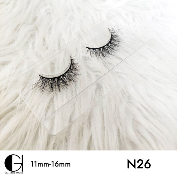 11mm-16mm Mink Hair Eyelashes N26 - Image 2