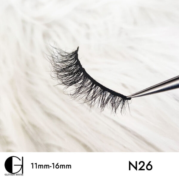 11mm-16mm Mink Hair Eyelashes N26 - Image 3