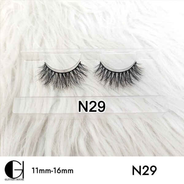 11mm-16mm Mink Hair Eyelashes N29