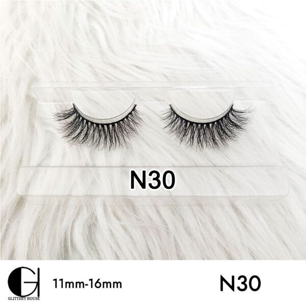 11mm-16mm Mink Hair Eyelashes N30