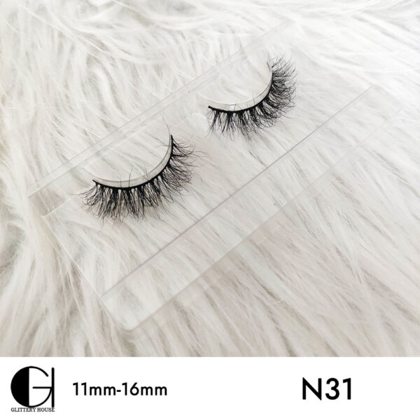 11mm-16mm Mink Hair Eyelashes N31 - Image 2