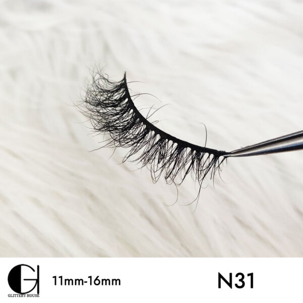 11mm-16mm Mink Hair Eyelashes N31 - Image 3