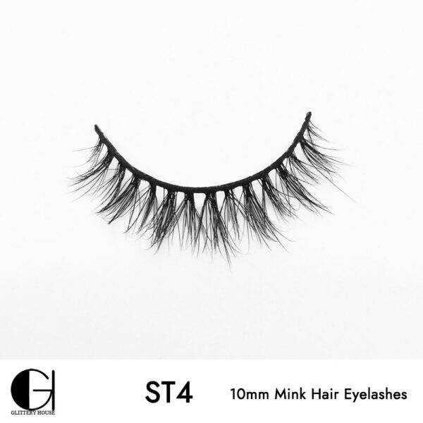 ST04--10mm Mink Hair Eyelashes - Image 4
