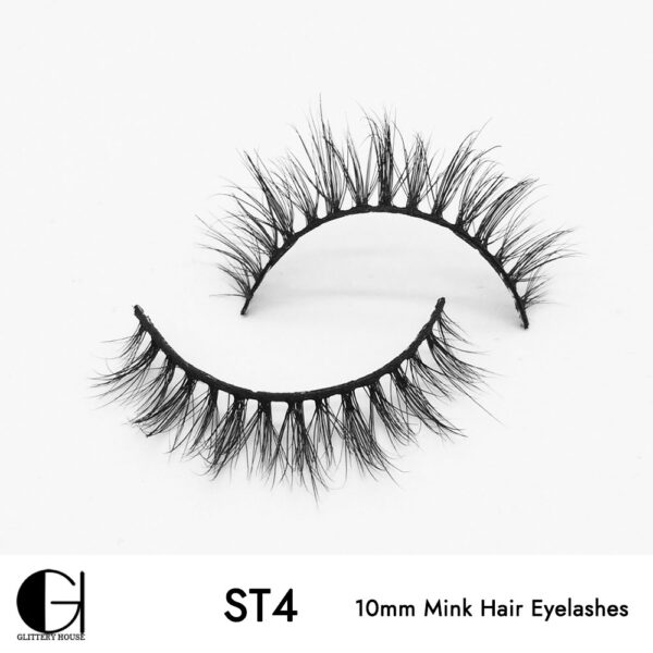 ST04--10mm Mink Hair Eyelashes
