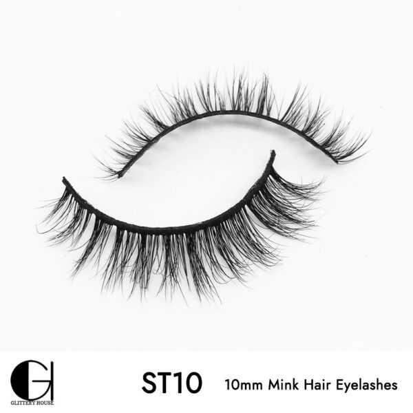 ST10--10mm Mink Hair Eyelashes - Image 2