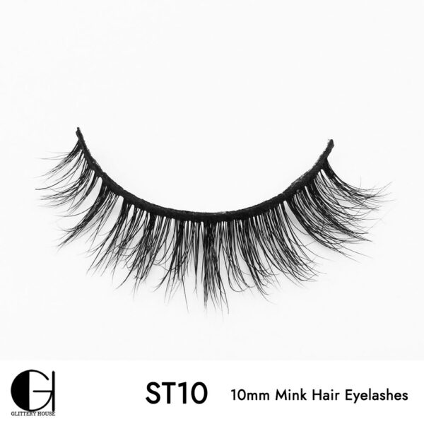 ST10--10mm Mink Hair Eyelashes - Image 4