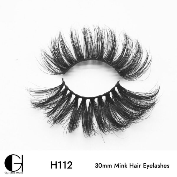 H112, 30mm Mink Hair Eyelashes - Image 2