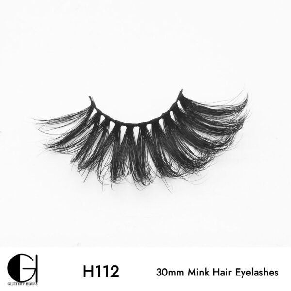 H112, 30mm Mink Hair Eyelashes - Image 3