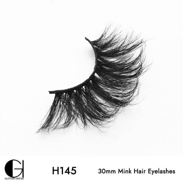 H145, 30mm Mink Hair Eyelashes - Image 4