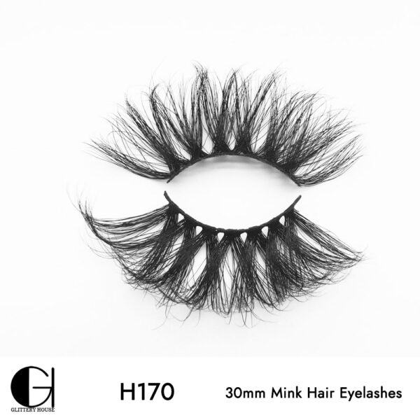 H170, 30mm Mink Hair Eyelashes - Image 2