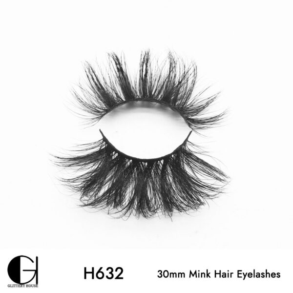 H632, 30mm Mink Hair Eyelashes - Image 2