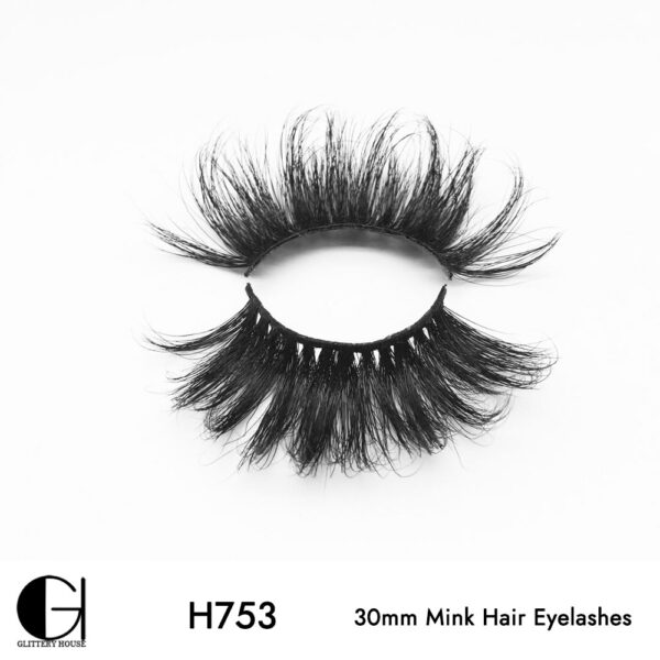 H753, 30mm Mink Hair Eyelashes - Image 2