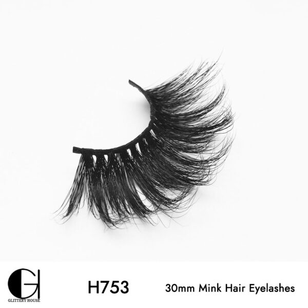 H753, 30mm Mink Hair Eyelashes - Image 4