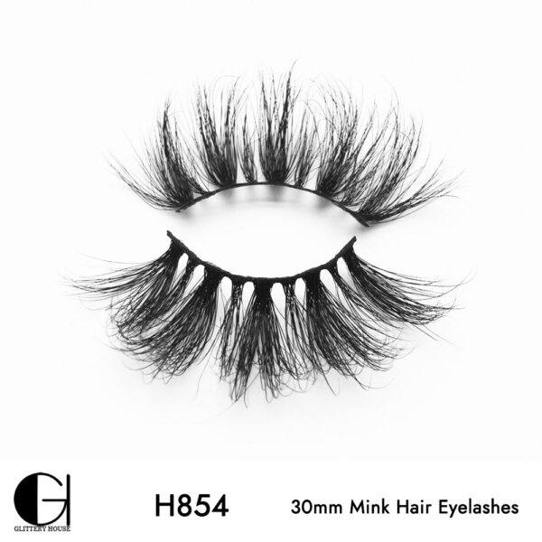 H854, 30mm Mink Hair Eyelashes - Image 2