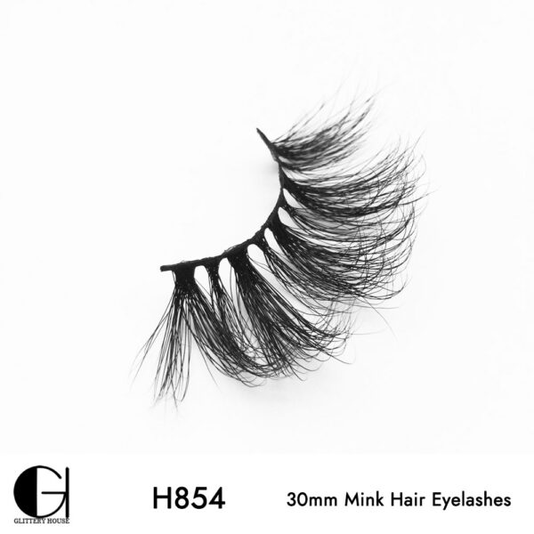 H854, 30mm Mink Hair Eyelashes - Image 4