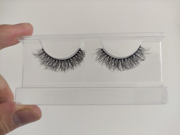 P16-F Short 15mm Fluffy Faux Mink Eyelash - Image 2