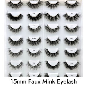 15mm Faux Mink Eyelashes