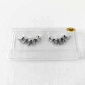 3D Clear Band Faux Mink Eye lashes - 3D09